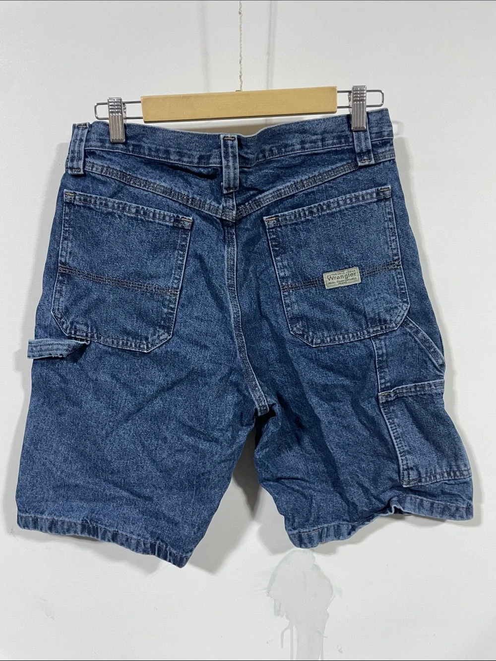 Wrangler Dark Blue Denim Jean Shorts